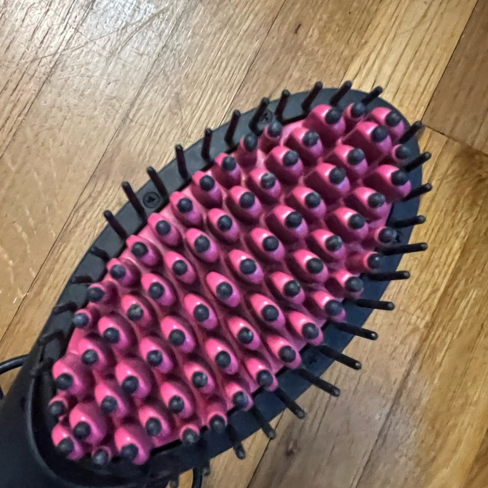 Black and Pink Spiked Sole Shoes